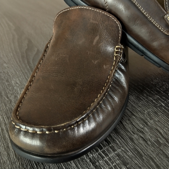 Ecco Other - ECCO Classic Moc mens loafer. Size  9.5. Slip ons Leather great condition Brown